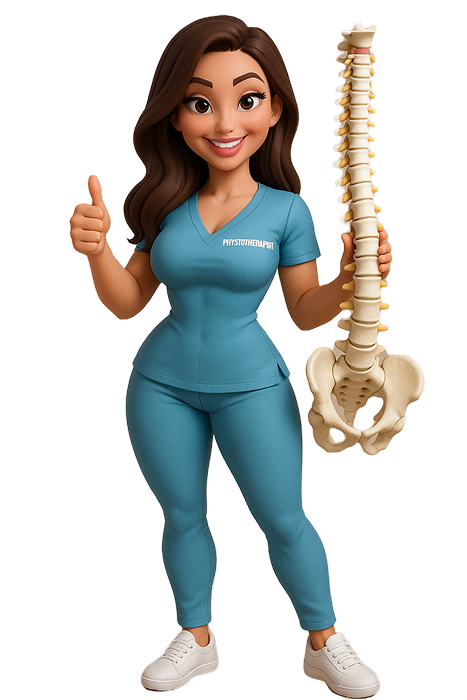 Uśmiechnięty fizjoterapeutka w gabinecie, symbolizujący zadowolenie z usług agencji marketingowej z wynikami