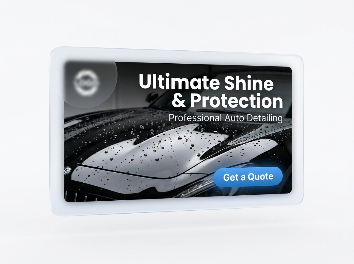 Auto Detailing Display Ad