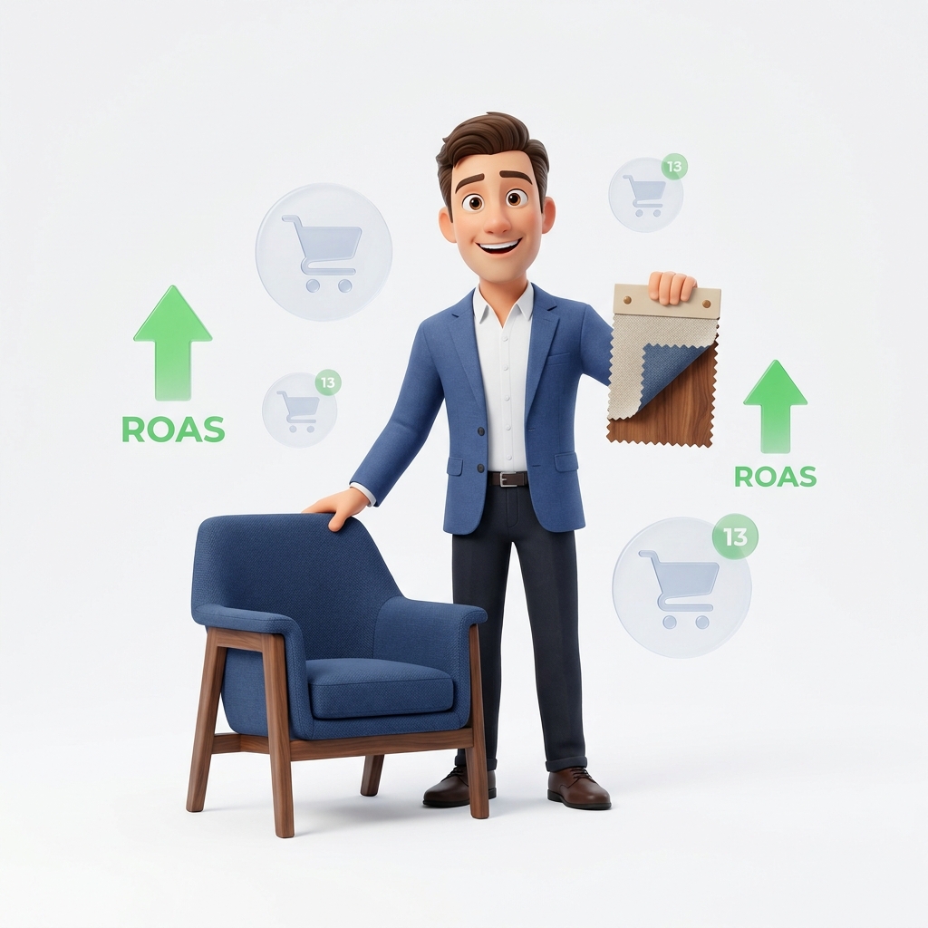 Pay on results marketing case study - Furniture Store