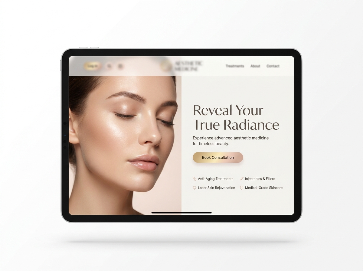 Aesthetic Medicine Landing Page
