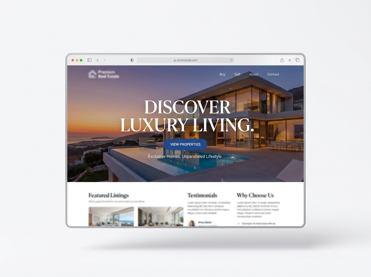 Real Estate Landing Page Design