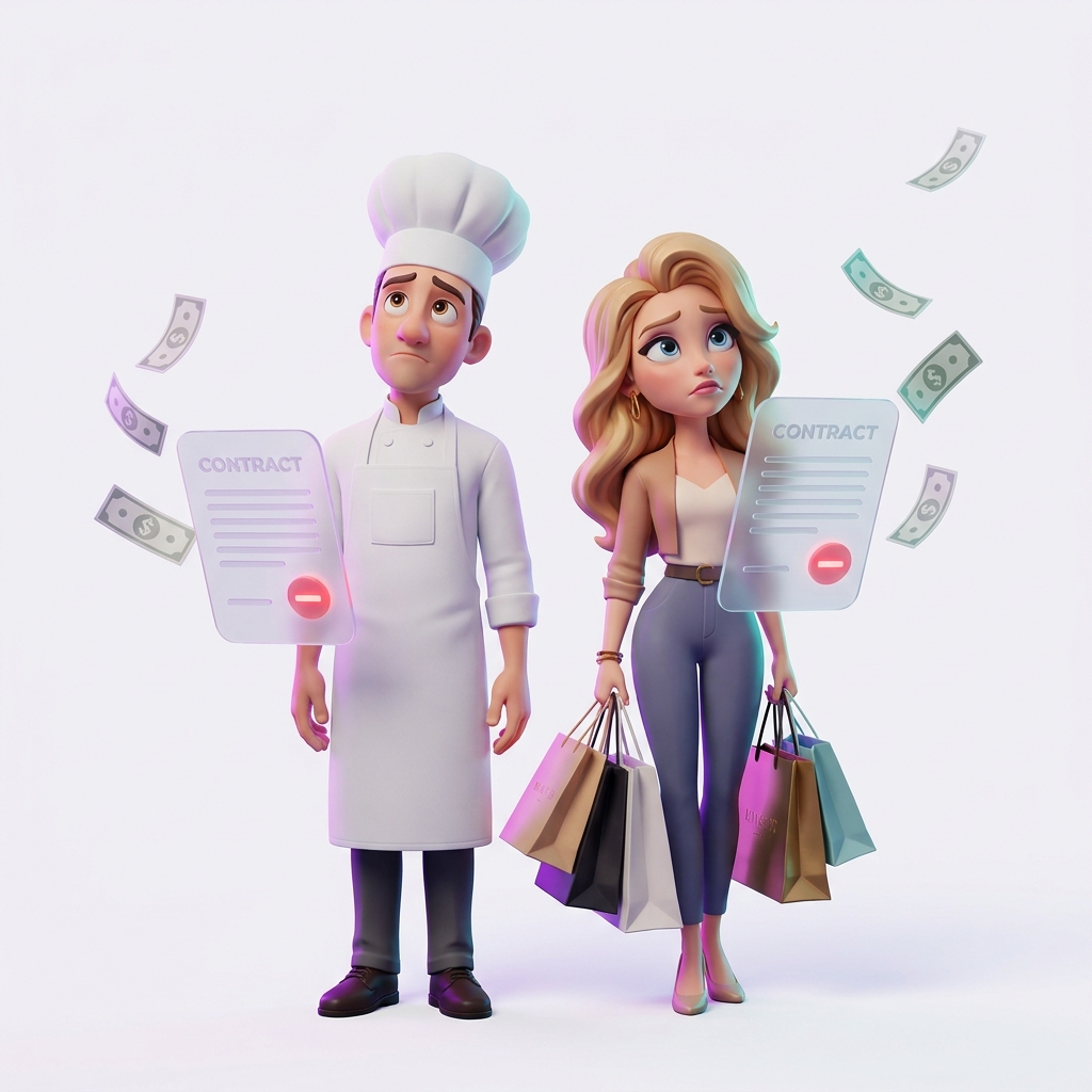 Business owner considering marketing risk