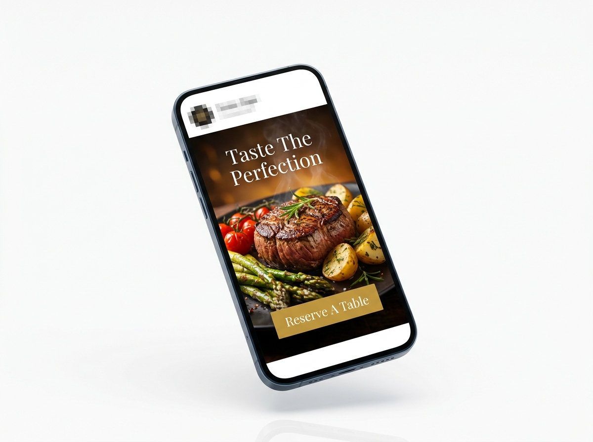 Restaurant Ad Mockup